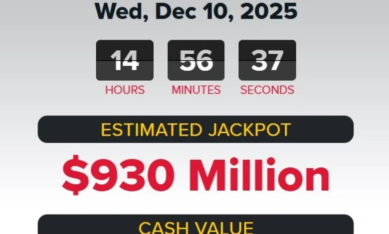 Did anyone win Powerball? Winning numbers Wednesday, December 10, 2025