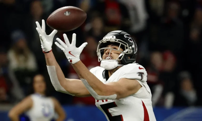 Drake London remains out of practice on Tuesday