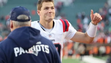 Drake Maye responds to Giants LB Brian Burns' recent critique