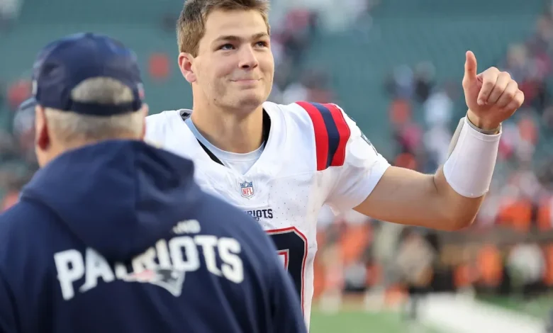 Drake Maye responds to Giants LB Brian Burns' recent critique