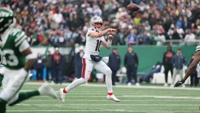 Drake Maye's FOURTH TD pass of first half boosts Pats' lead to 34-3 vs. Jets