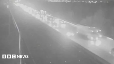 Driver in his 20s killed in M1 crash near Northampton