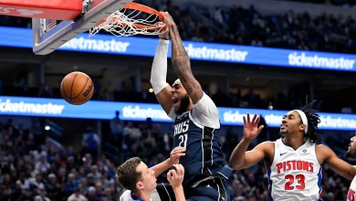 Duncan Robinson inury: Detroit Pistons wing exits vs Dallas Mavericks