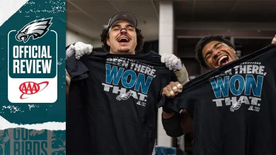 Eagles react to winning the NFC East