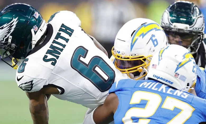 Eagles vs. Chargers live score and updates: Cameron Dicker FG gives Los Angeles 22-19 lead in overtime