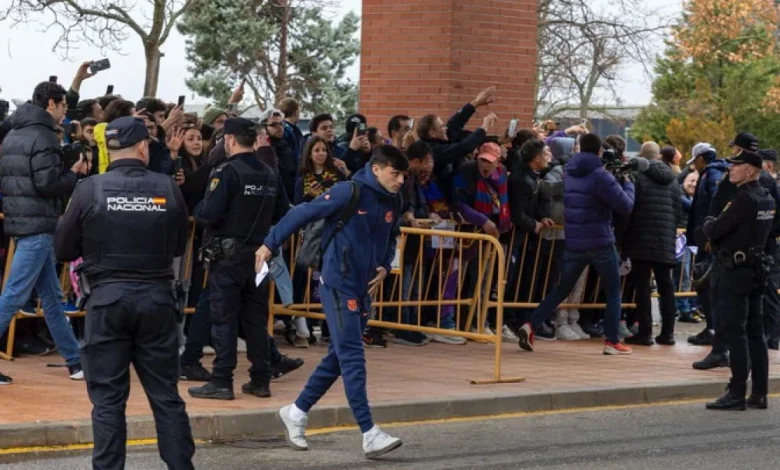 El Barça llega a Guadalajara entre frío y lluvia
