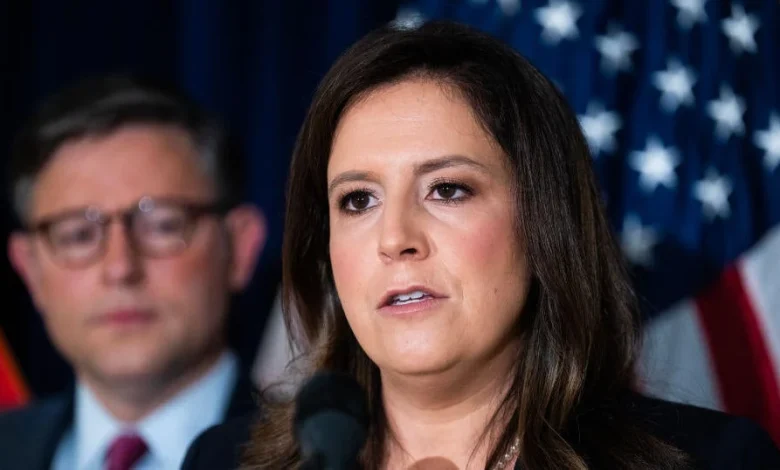 Elise Stefanik accuses Mike Johnson of "getting rolled" by Democrats and lying about defense bill provision