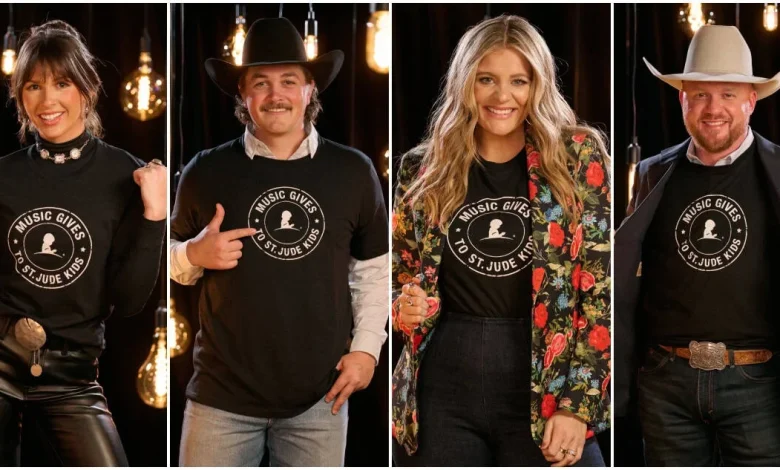 Ella Langley, Zach Top, Lauren Alaina, Cody Johnson & More Rock Music Gives to St. Jude Kids Tee