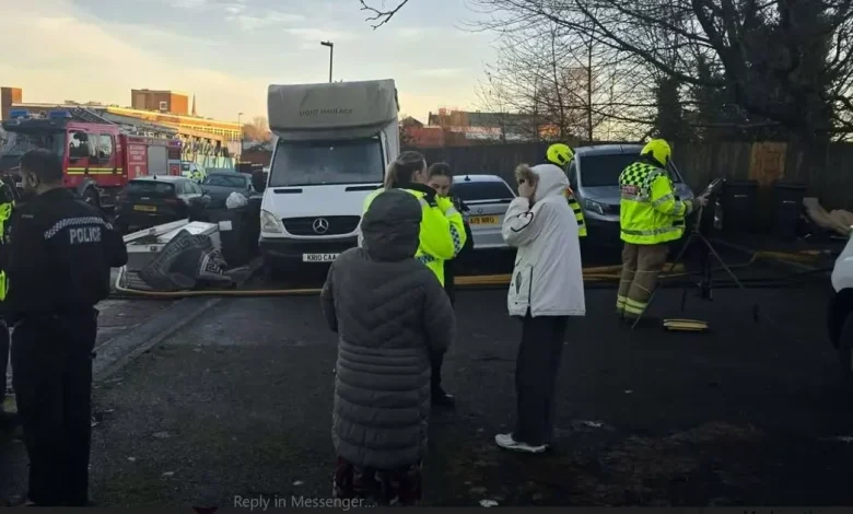Emergency services called after house fire in Birmingham