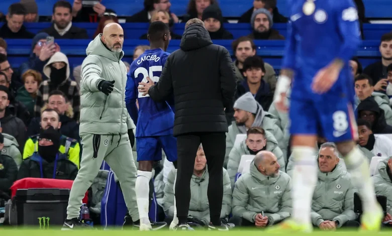 Enzo Maresca critica duramente a los árbitros tras el empate del Chelsea ante el Arsenal