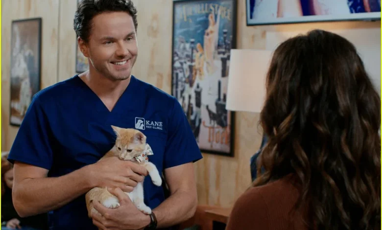 Erin Cahill & Paul Campbell Bonded with 15 Cats In-Between Takes on 'Christmas at the Catnip Café'