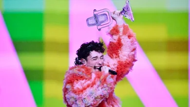 Eurovision champion Nemo returns the winner's trophy to protest Israel's inclusion