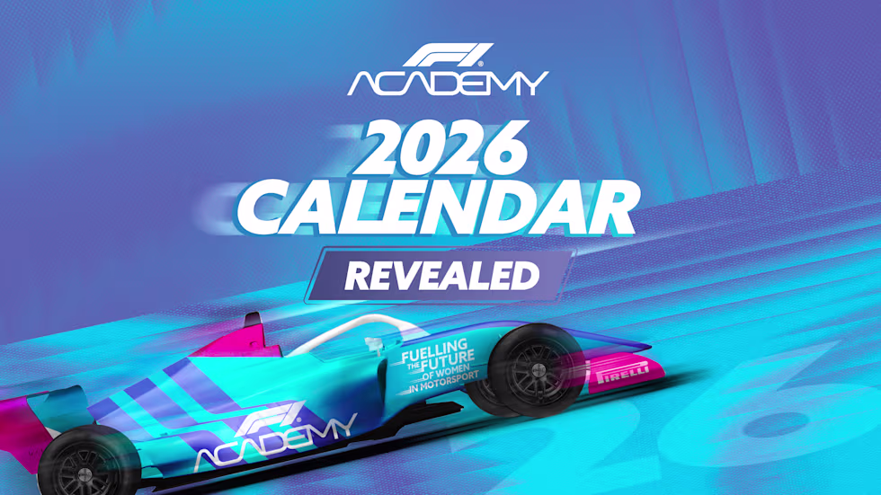 F1 ACADEMY reveals 2026 calendar