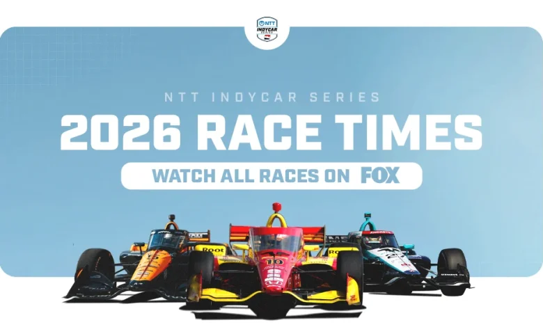 FOX Sports, INDYCAR Unveil 2026 Race Broadcast Start Times