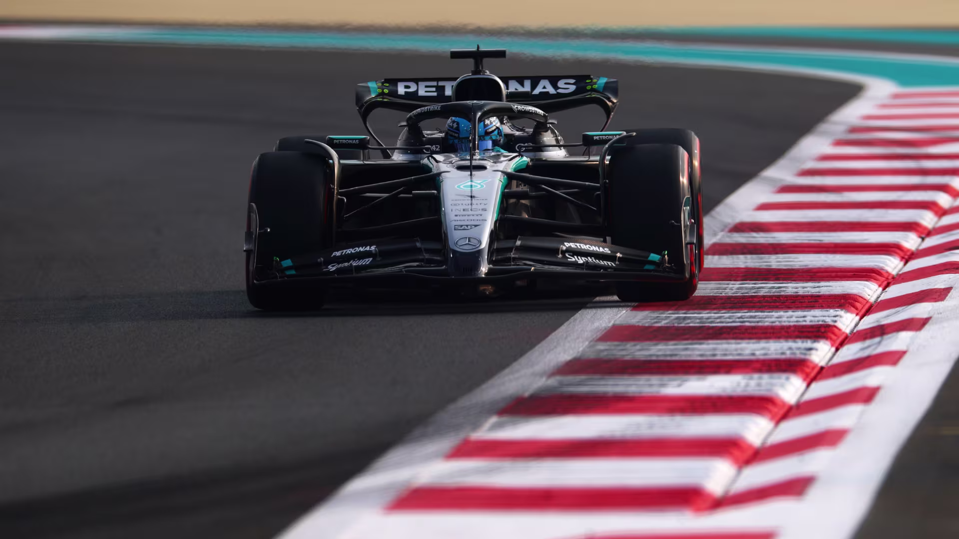 FP3: Russell beats Norris to top spot as Hamilton crashes out of final practice in Abu Dhabi