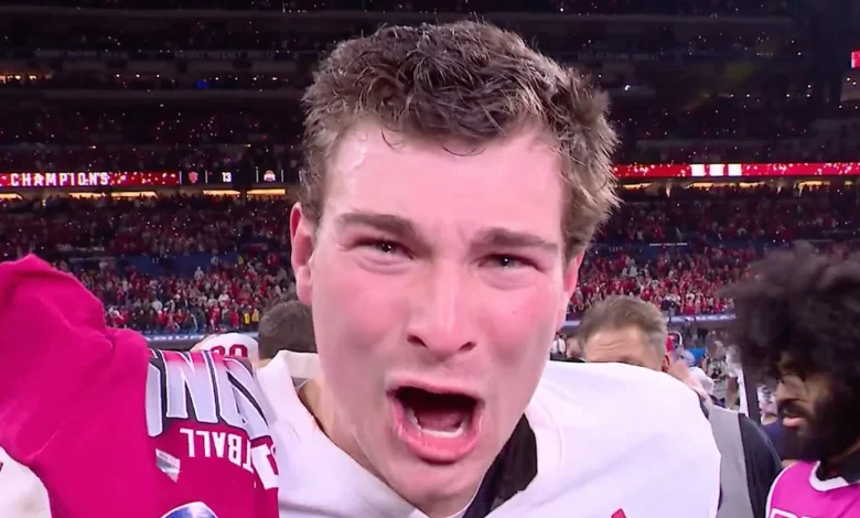 Fernando Mendoza’s Iconic Interview After Beating Ohio State: ‘FLIPPIN’ CHAMPS!’