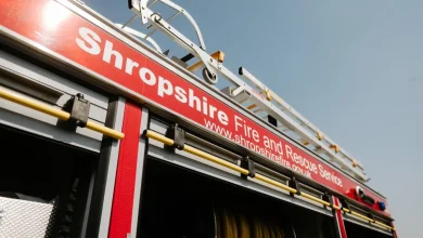Fire service called to two crashes in Shropshire village within 20 minutes