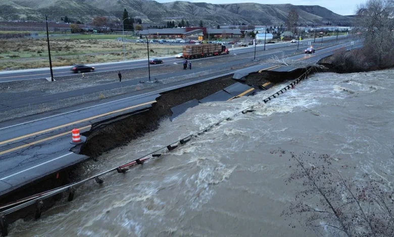 Flood damage closes Highway 12 in Naches, repairs underway