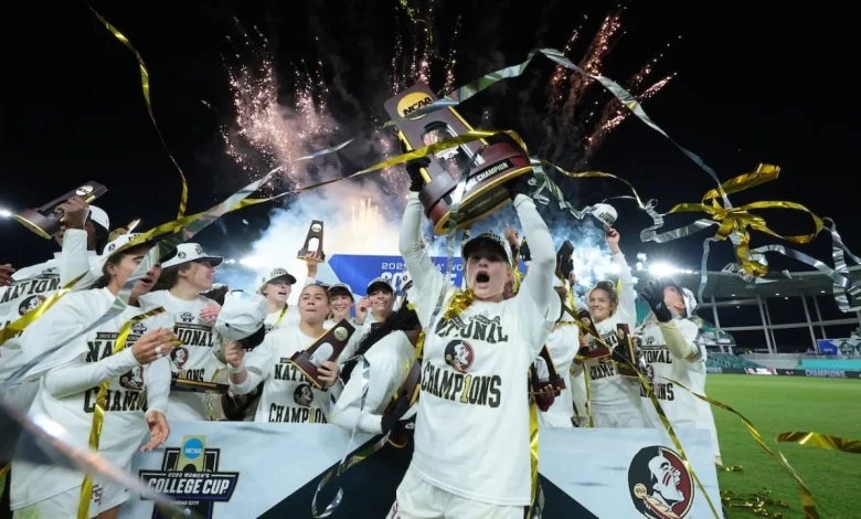 Florida State wins the 2025 NCAA DI women's soccer championship