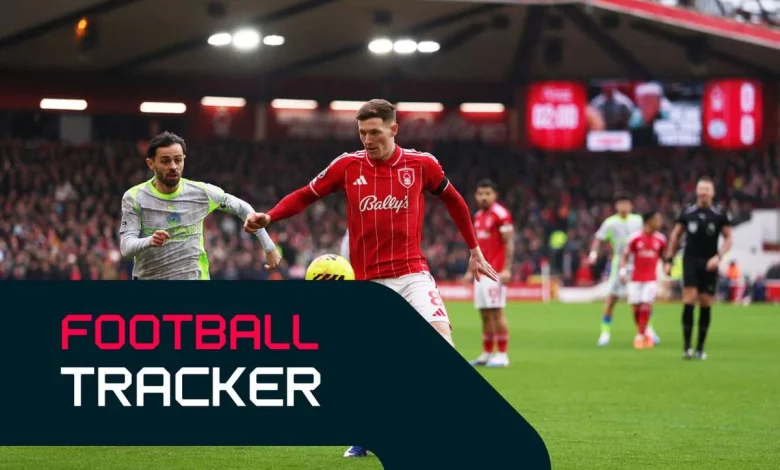 Football Tracker: Parma lead Fiorentina as Forest and City goalless in Premier League