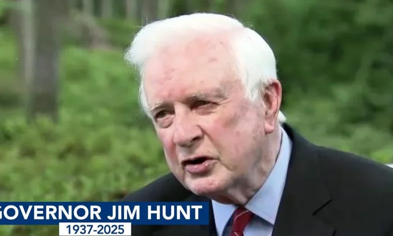Former Gov. Jim Hunt remembered as family man, committed to North Carolina