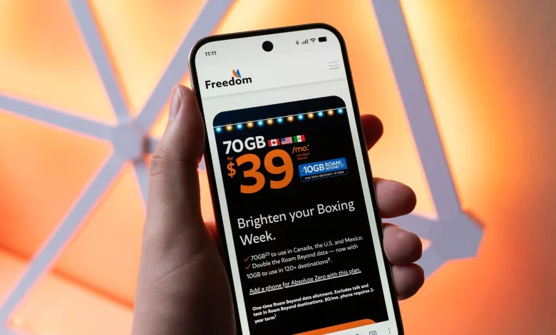 Freedom Mobile pushes out $39/70GB and more Boxing Week deals