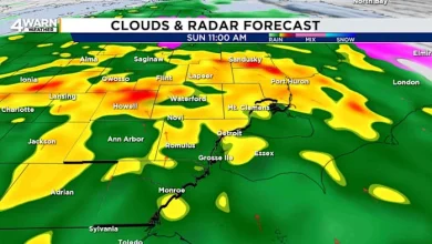 Freezing rain exits Metro Detroit as attention turns to next system