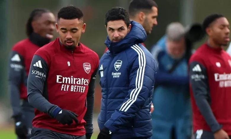 Gabriel Jesus ‘very close’ to Arsenal comeback but Mikel Arteta cautious over return date