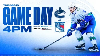 Game Notes: Canucks at Rangers