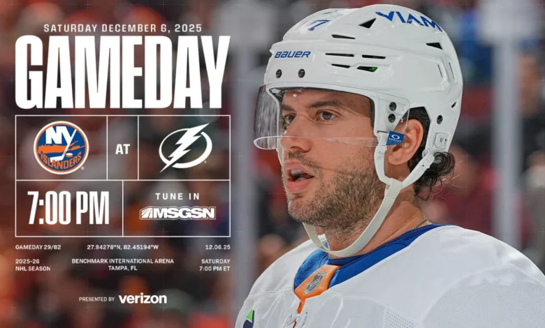 Game Preview: Islanders at Lightning