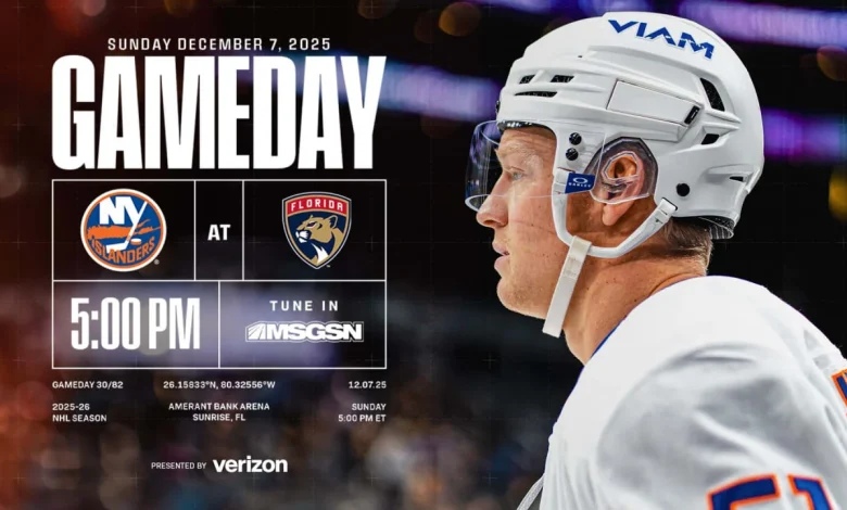 Game Preview: Islanders at Panthers