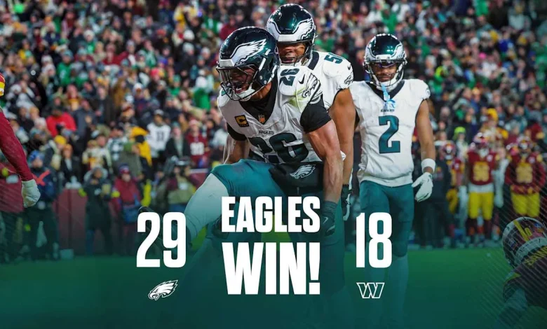 Game Recap: Eagles 29, Commanders 18