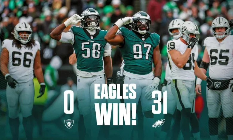 Game Recap: Eagles 31, Raiders 0