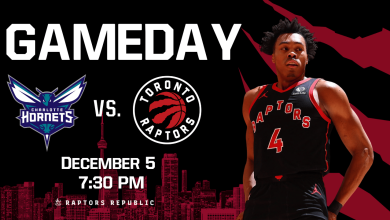 Gameday: Hornets @ Raptors, December 5