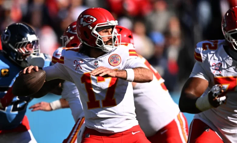 Gardner Minshew downgraded to out, Titans lead Chiefs 16-6 in third quarter