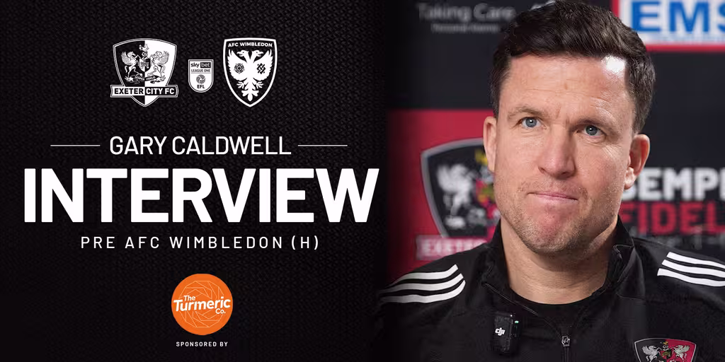 Gary Caldwell pre AFC Wimbledon (H)