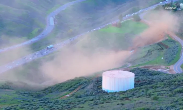 Gas line rupture briefly shuts down major Southern California freeway; shelter-in-place orders lifted