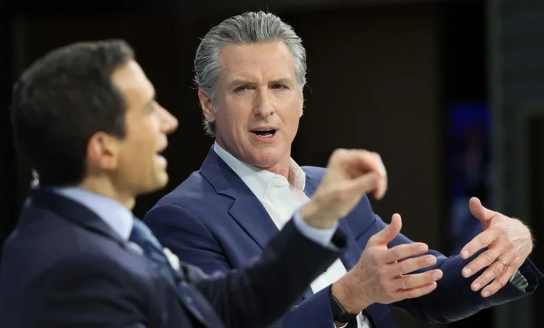 Gavin Newsom Slams CEOs At DealBook Summit For Bowing To Trump