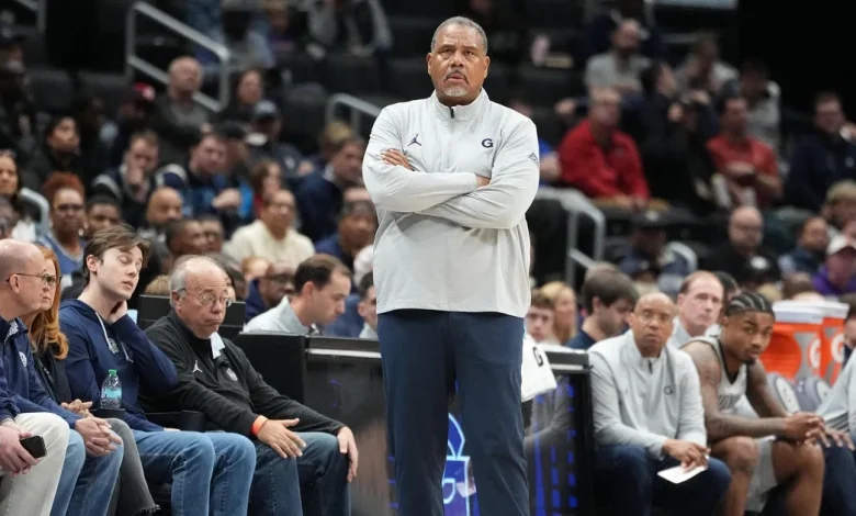 Georgetown coach Ed Cooley suspended for one game for water bottle throw