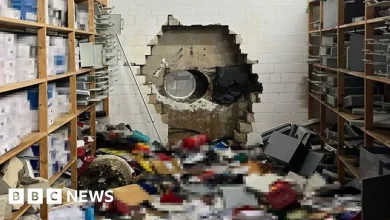 German bank heist: Thieves use drill to steal €30m from savings bank