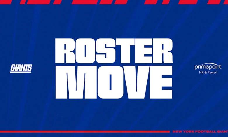 Giants make series of roster moves ahead of Week 15