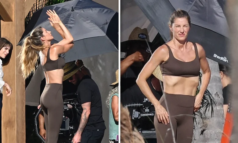 Gisele Bündchen Shows Off Fit Frame While Filming in Miami