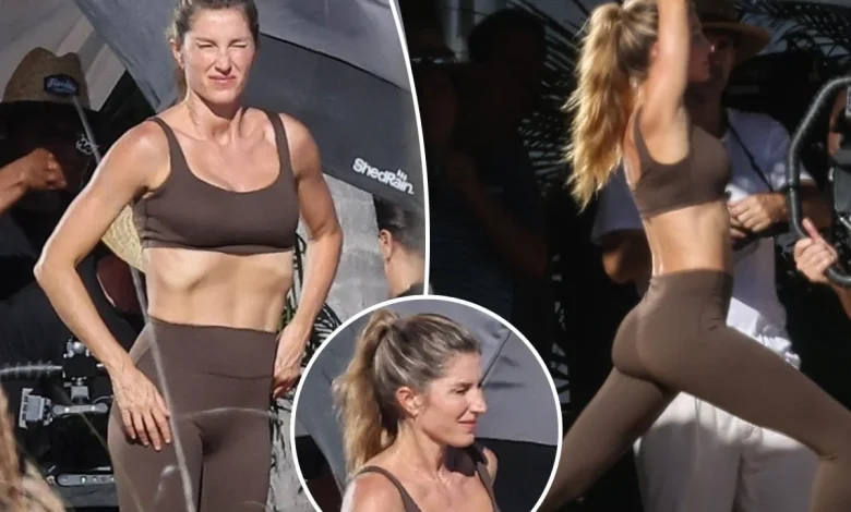Gisele Bündchen shows off fit figure in sun-soaked Miami shoot