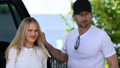 Glen Powell and Michelle Randolph Vacation Together in Miami