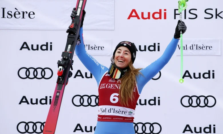 Goggia channels emotion to win Sunday's Super G