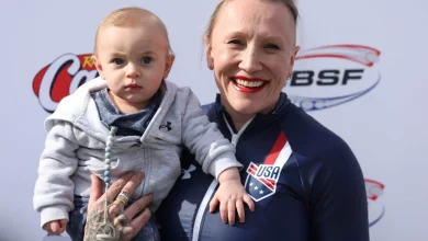 Gold medal mom: Ahead of Olympics, American bobsledder wins first World Cup race since birth of son