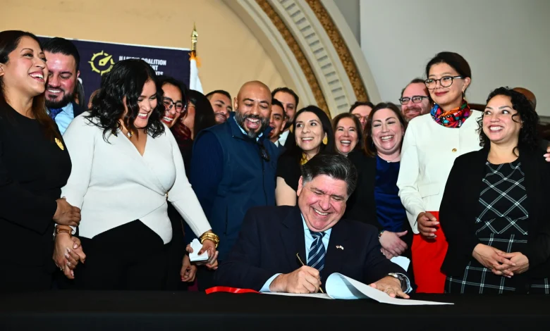 Gov. Pritzker Signs Laws To Better Protect Immigrants, Sue Federal Agents After Midway Blitz