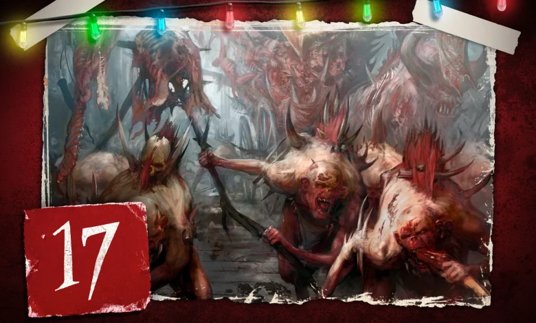 Grotmas Calendar Day 17 – A festive feast with the Flesh-eater Courts