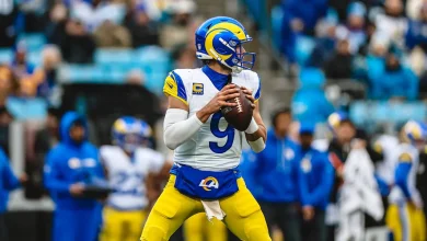 HIGHLIGHTS: Matthew Stafford's 51-yard pass to Rams WR Xavier Smith against the Panthers moves him into 8th all-time in passing yards