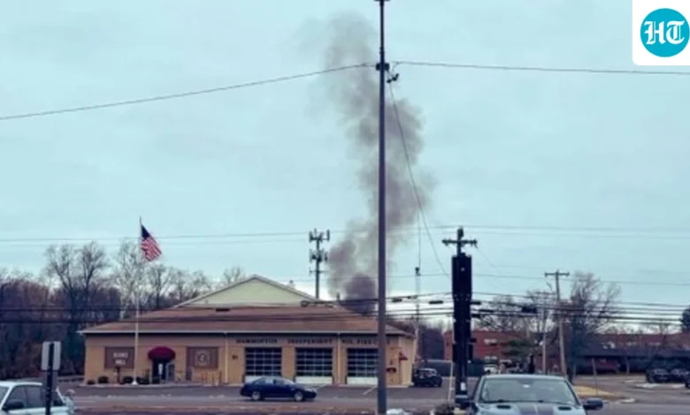 Hammonton helicopter crash: What happened in New Jersey? Scary videos emerge | Hindustan Times